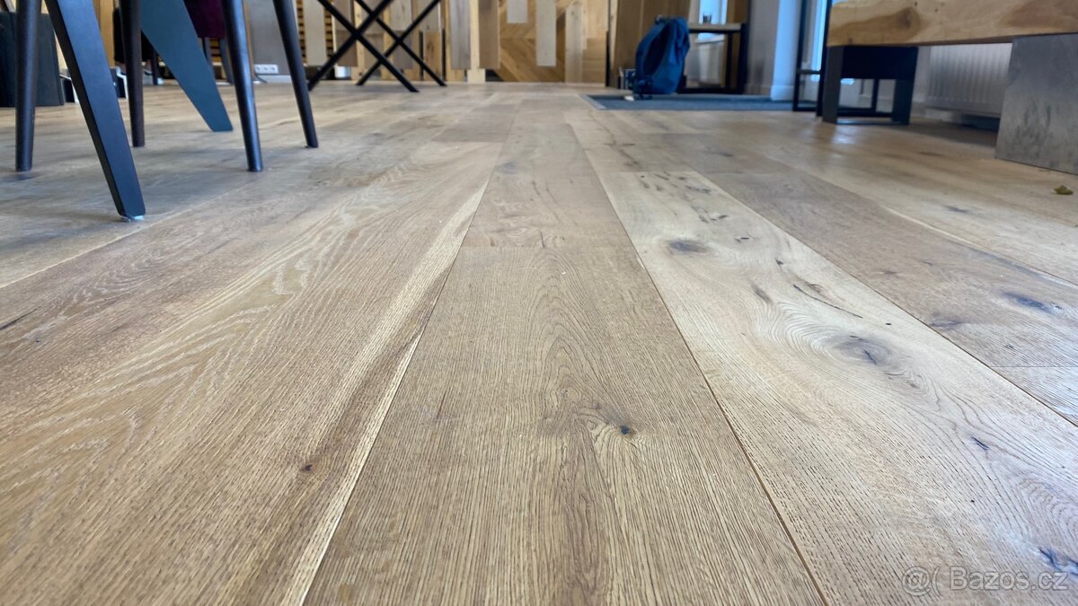 Dřevěná podlaha dub, 1.jakost, rustyk - 3