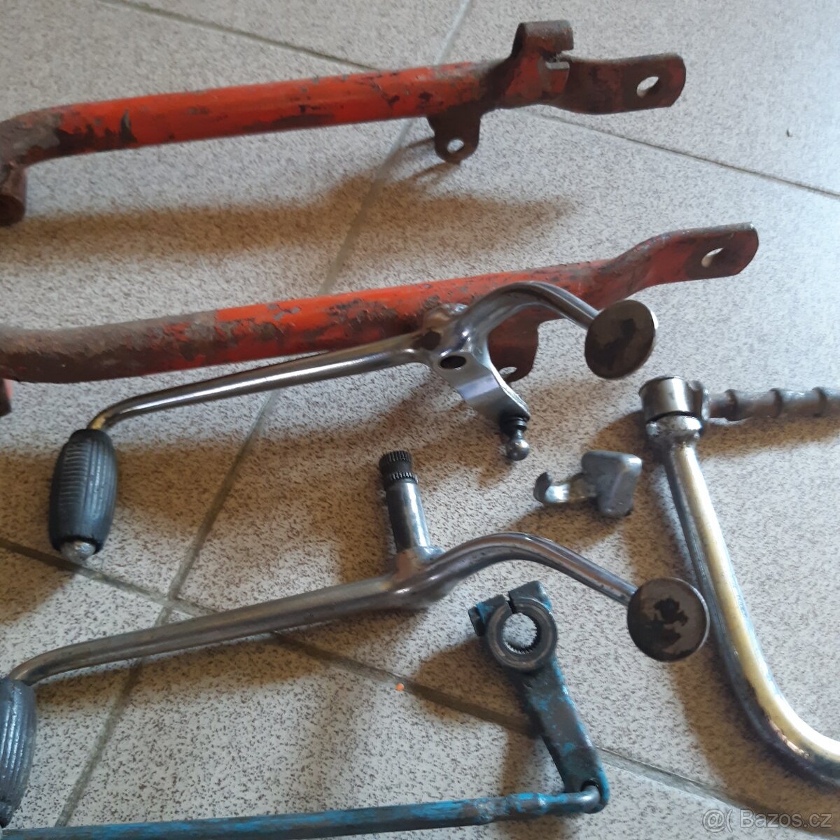 ČŽ 175- 501-502 PRASÁTKO řaící páky+vidlice+háček - 3