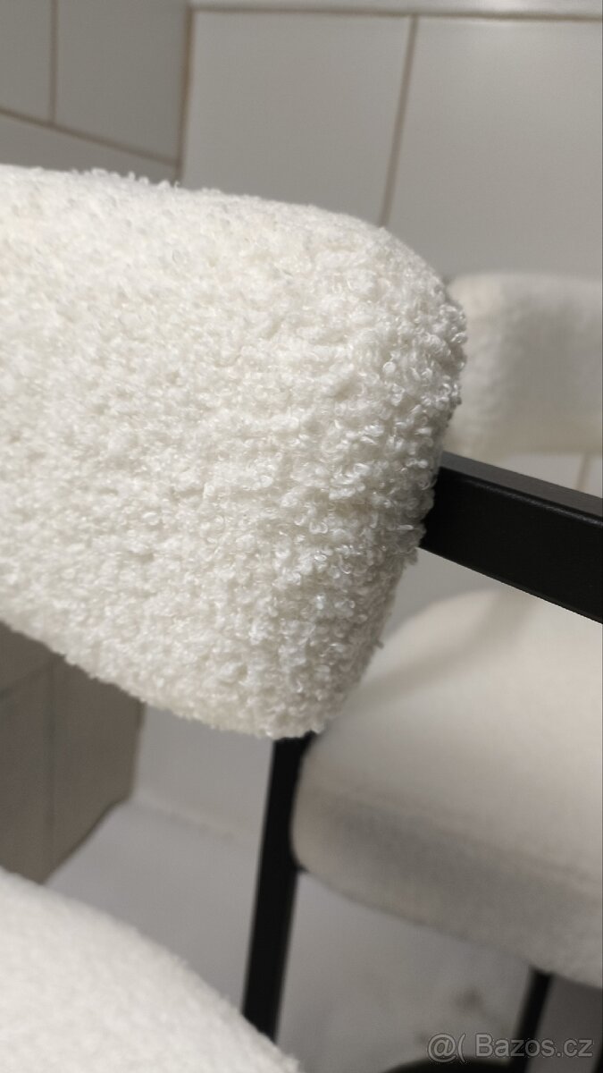Barové Židle 2ks beránek - 3
