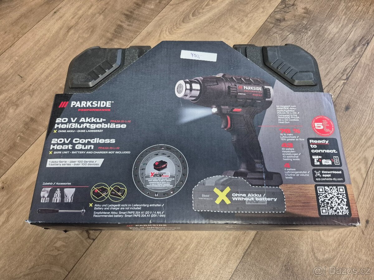 Aku horkovzdušná pistol peformance v kufru - 3