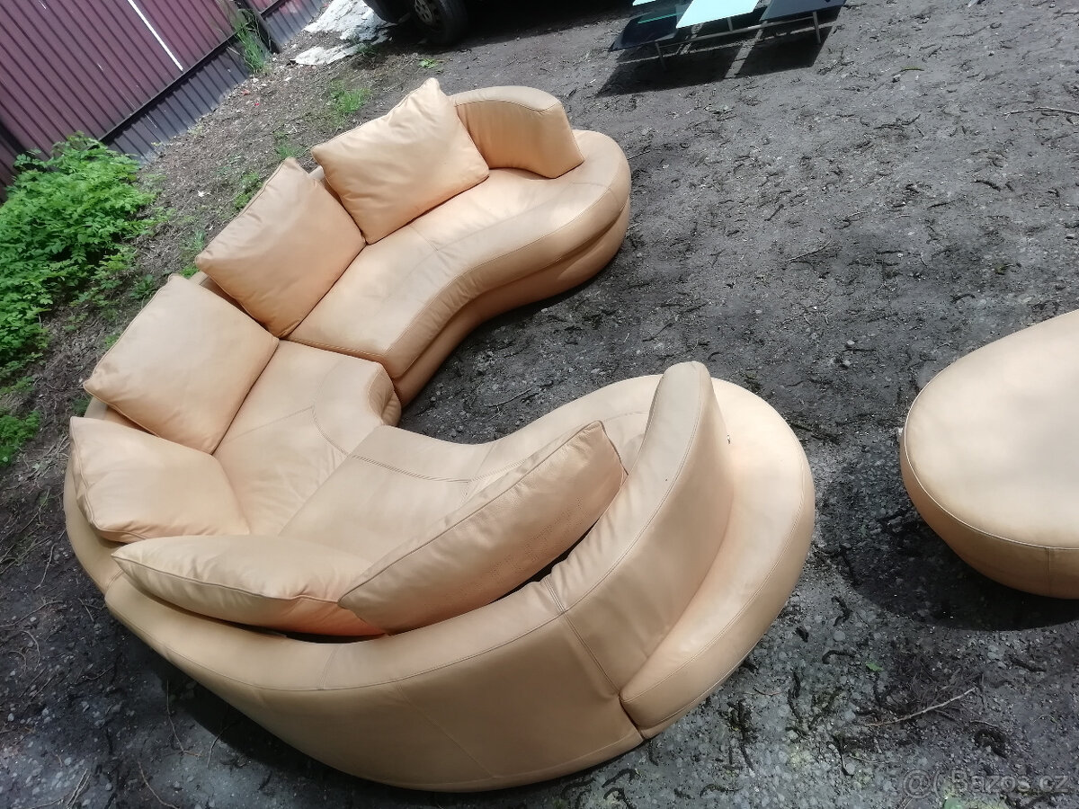 Kožená sedačka Natuzzi - 3