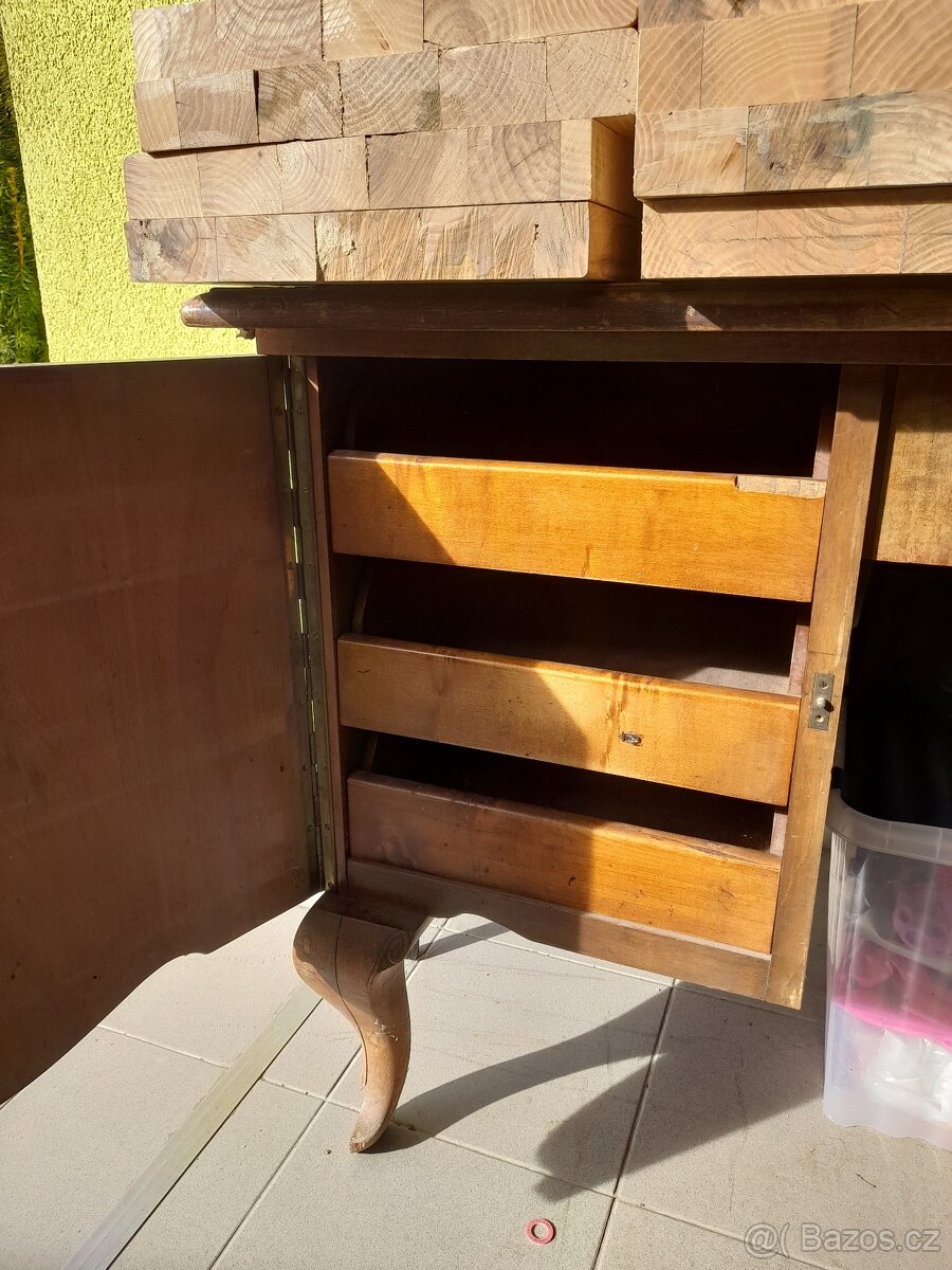 Starožitný psací stůl - 3