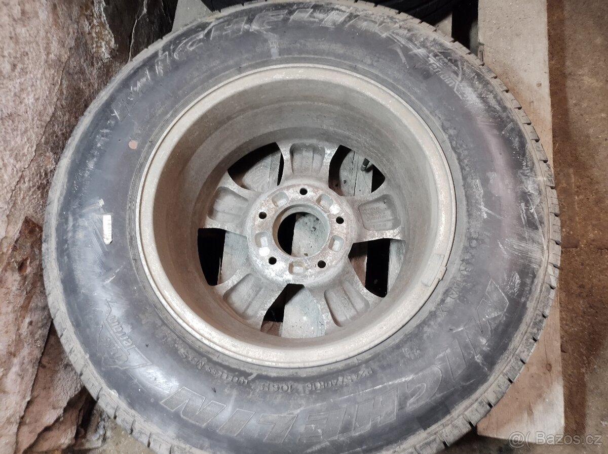alu disk kolo rezerva 5x139 pneu 245/70r16+ plechové disky - 3