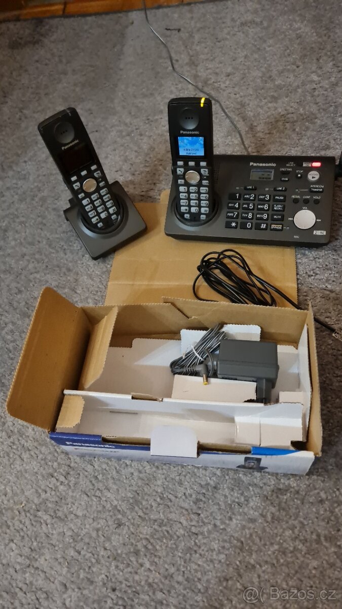 Bezdrátový, analogový, dvojlinkový telefon Panasonic - 3