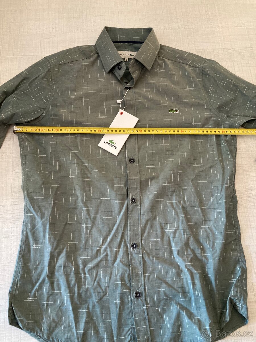 Pánská košile LACOSTE - NOVÁ s visačkou - 3
