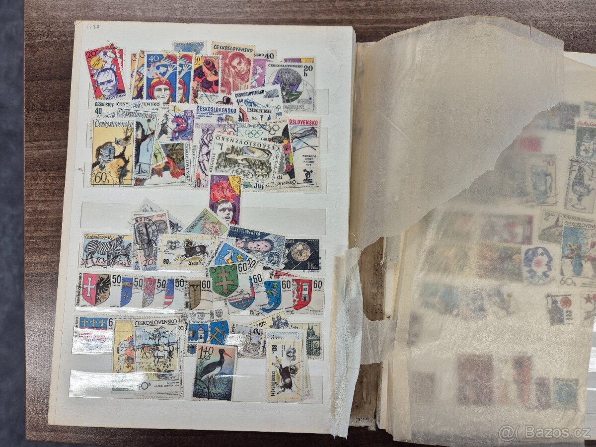 Prodám 4 plná alba známek - 3