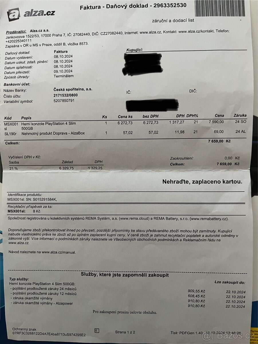 PS4 Slim (záruka do 26.10.2026) - 3