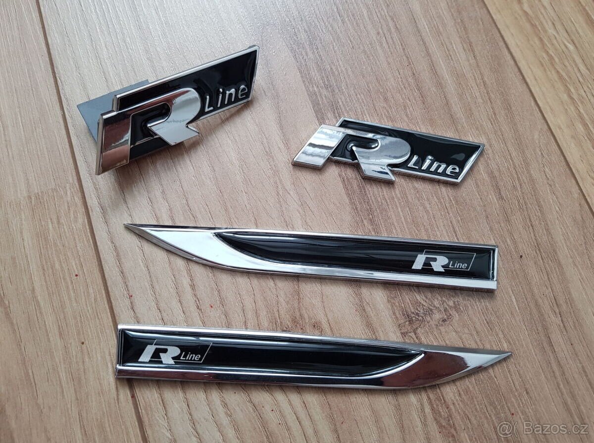 Rline napisy logo znaky nalepky R-line - 3