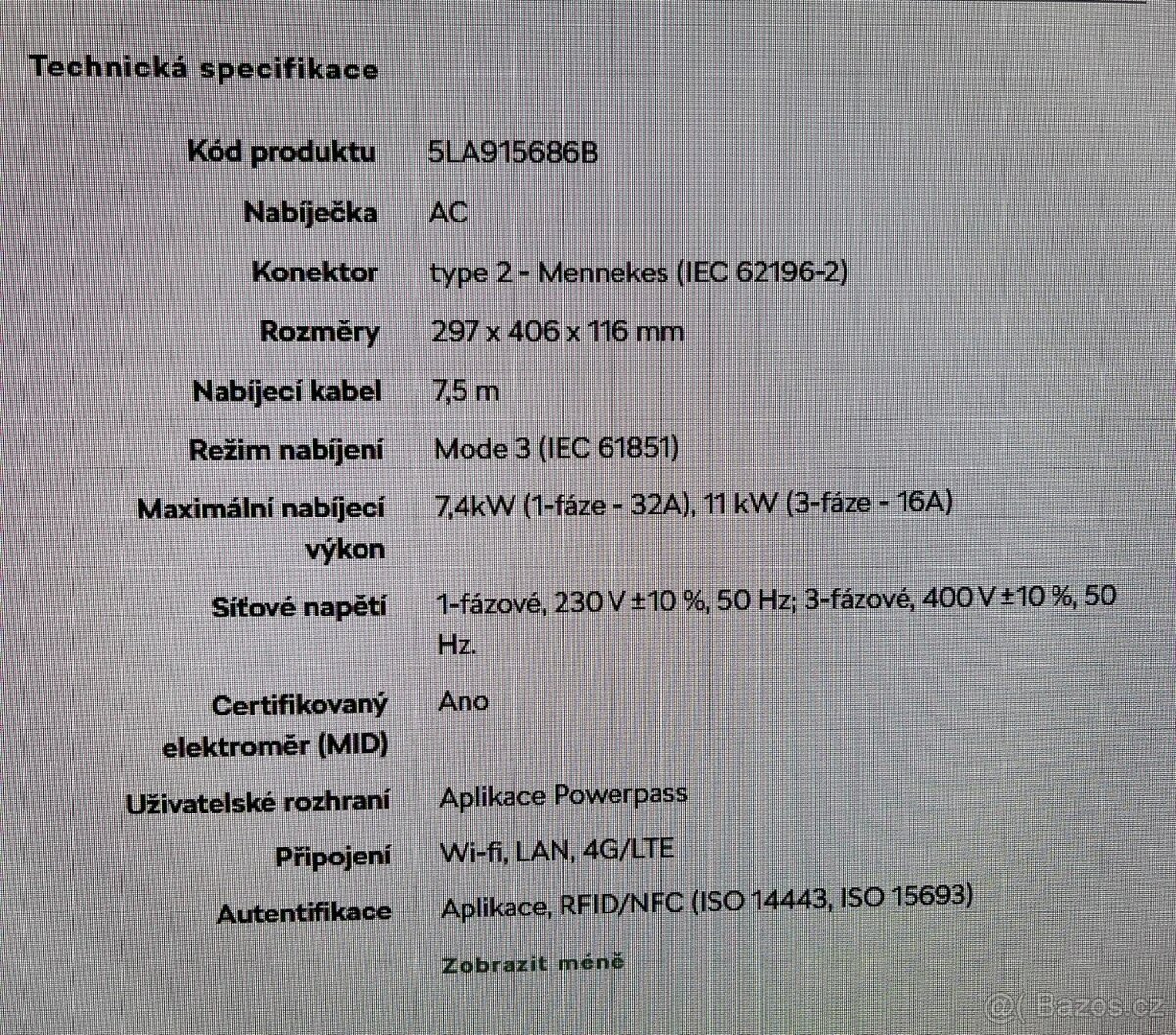 Nabíjecí wallbox škoda - 3