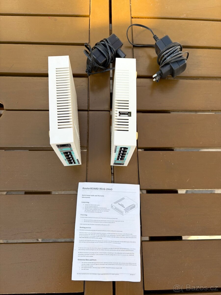 Prodám 2x MikroTik RouterBOARD 951G-2HnD - 3