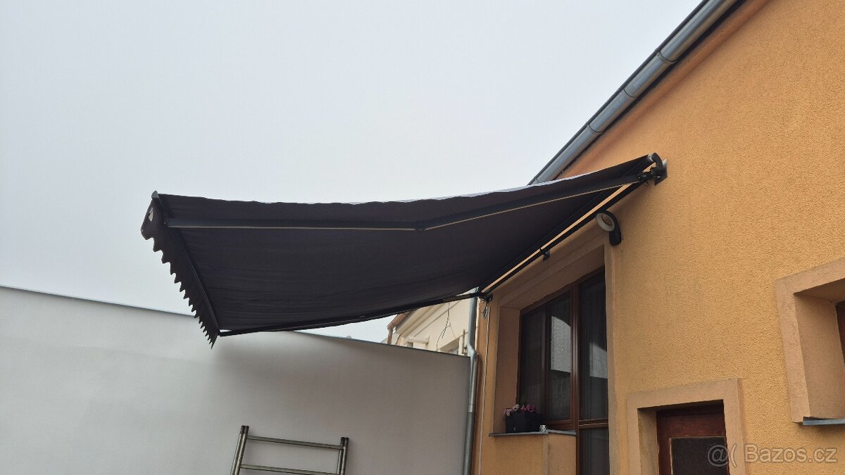 Elektrická markýza 400x350 antracit Led osvětlení - 3