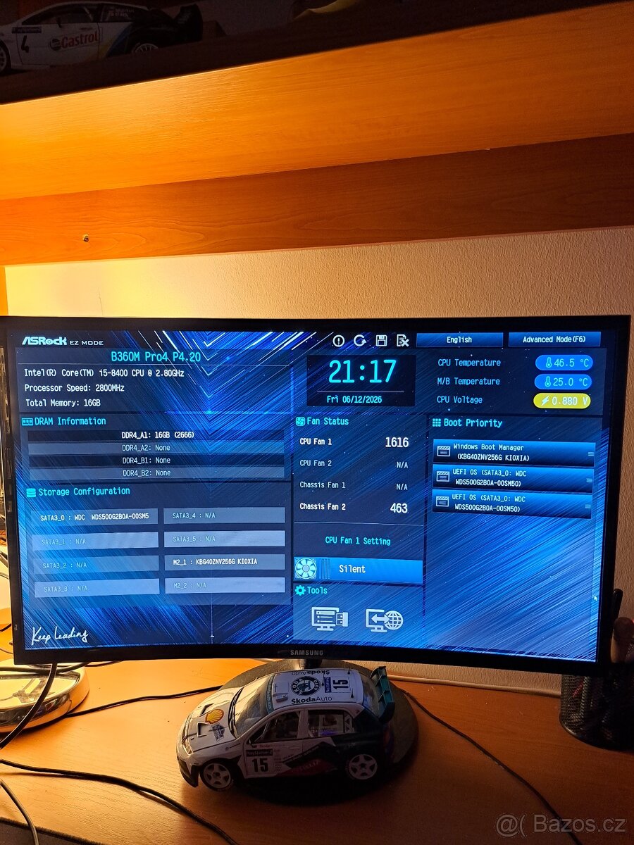ASRock B360M Pro4 + i5-8400 + 16GB RAM - 3