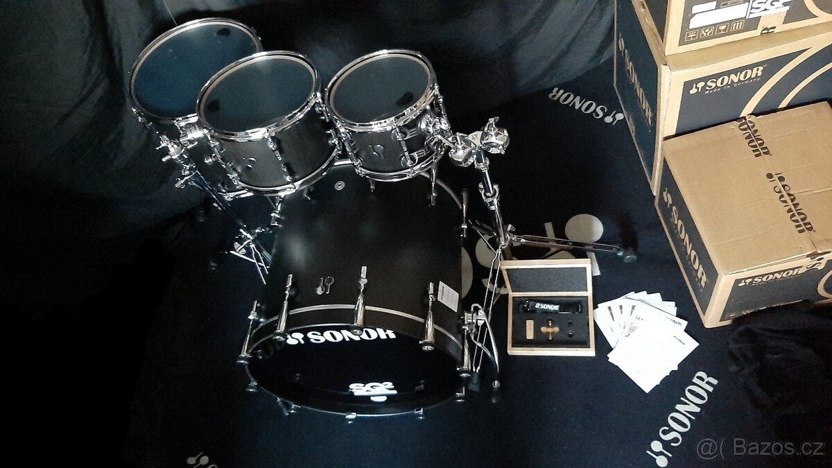 Prodám nové bicí Sonor SQ2, Vintage Onyx - 3