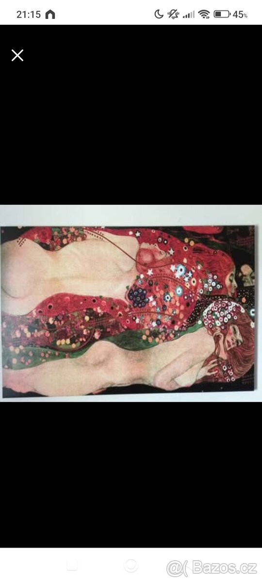 Reprodukce obrazů G.Klimta, 6ks -ozměry od 30x40 do 120x80cm - 3