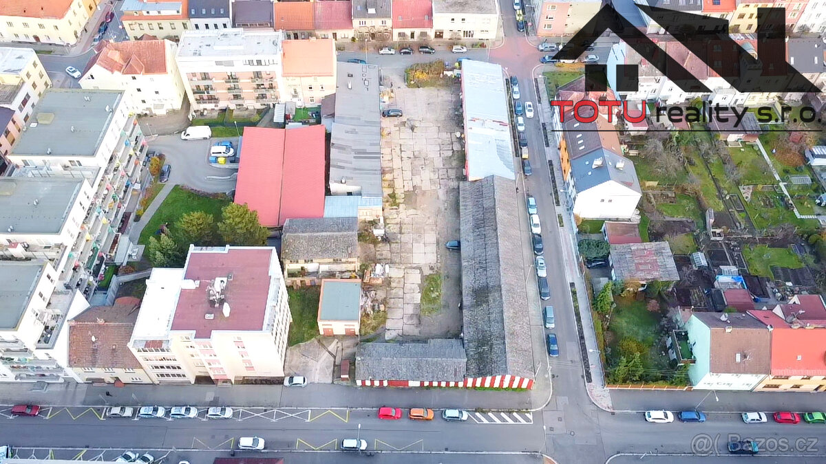 Prodej, soubor pozemků se stavbami, 3530 m2, Pardubice - 3