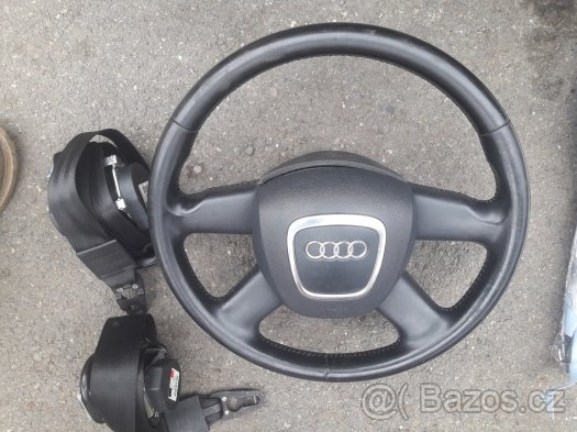 airbagova sada audi q7 airbag volantu palubka pásy pás - 3