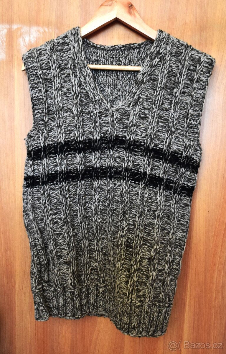 NOVÝ VLNĚNÝ SVETR, VESTA - 3