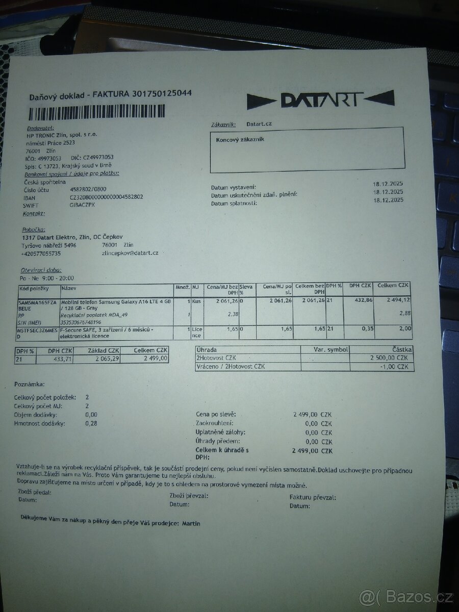 PRODAM UPLNĔ NOVÝ A 16 - 3