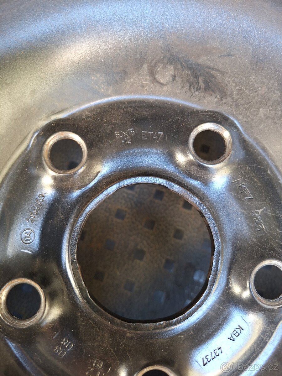 Plechový disk 5x112 R15 - 3