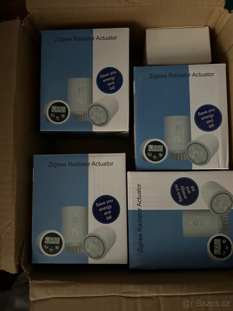 Chytrá termostatická hlavice zigbee - 3