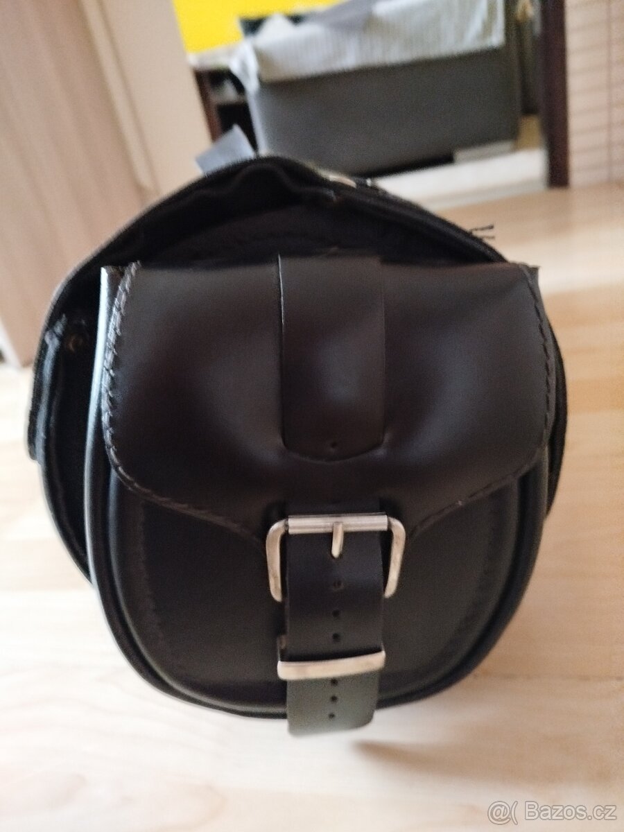 Prodej kožené brašny na moto. - 3