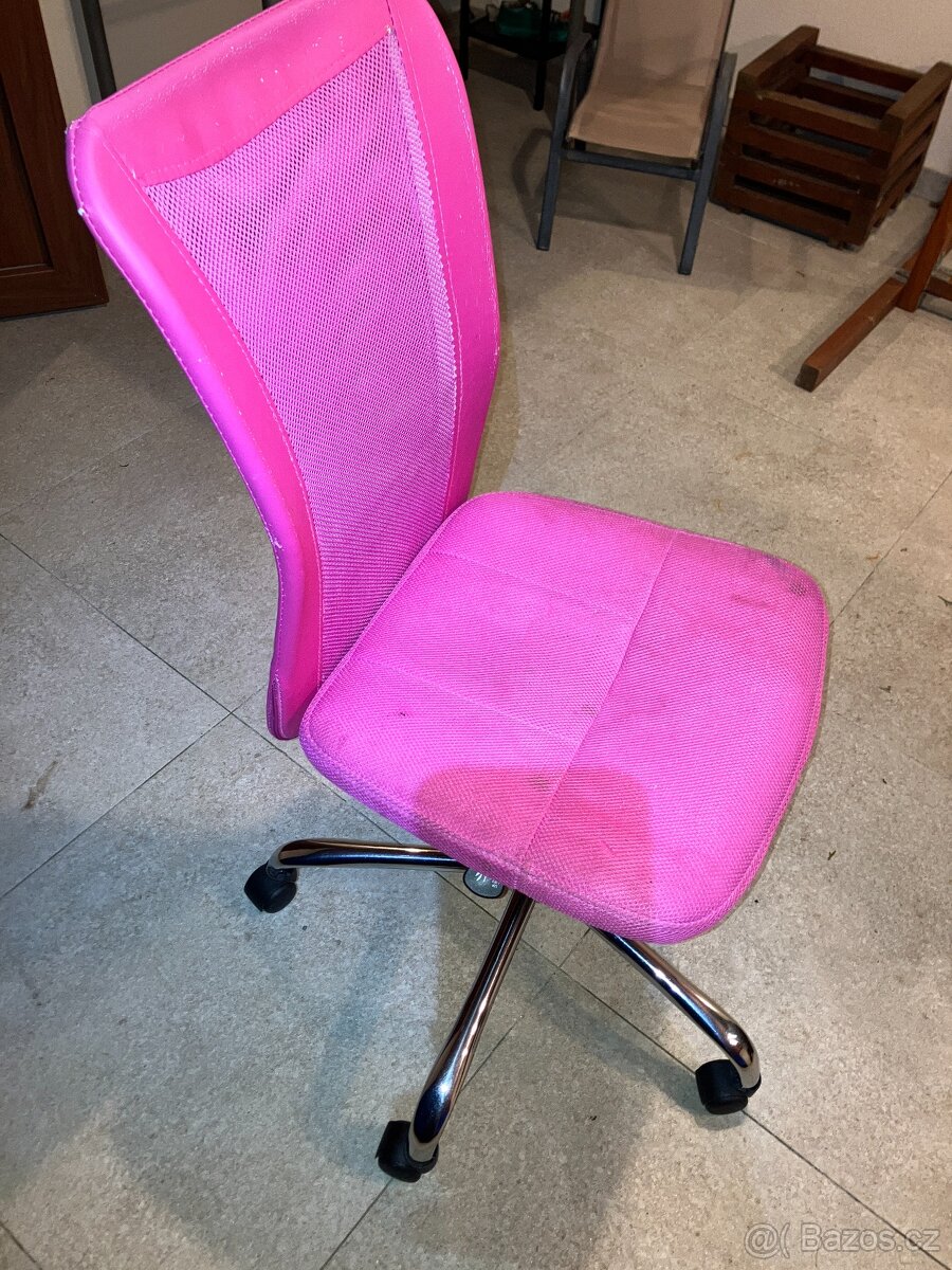 Dětská světle fialová židle - 3