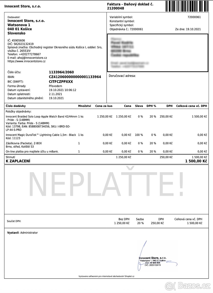 Apple Watch řemínek pride, Innocent - 3