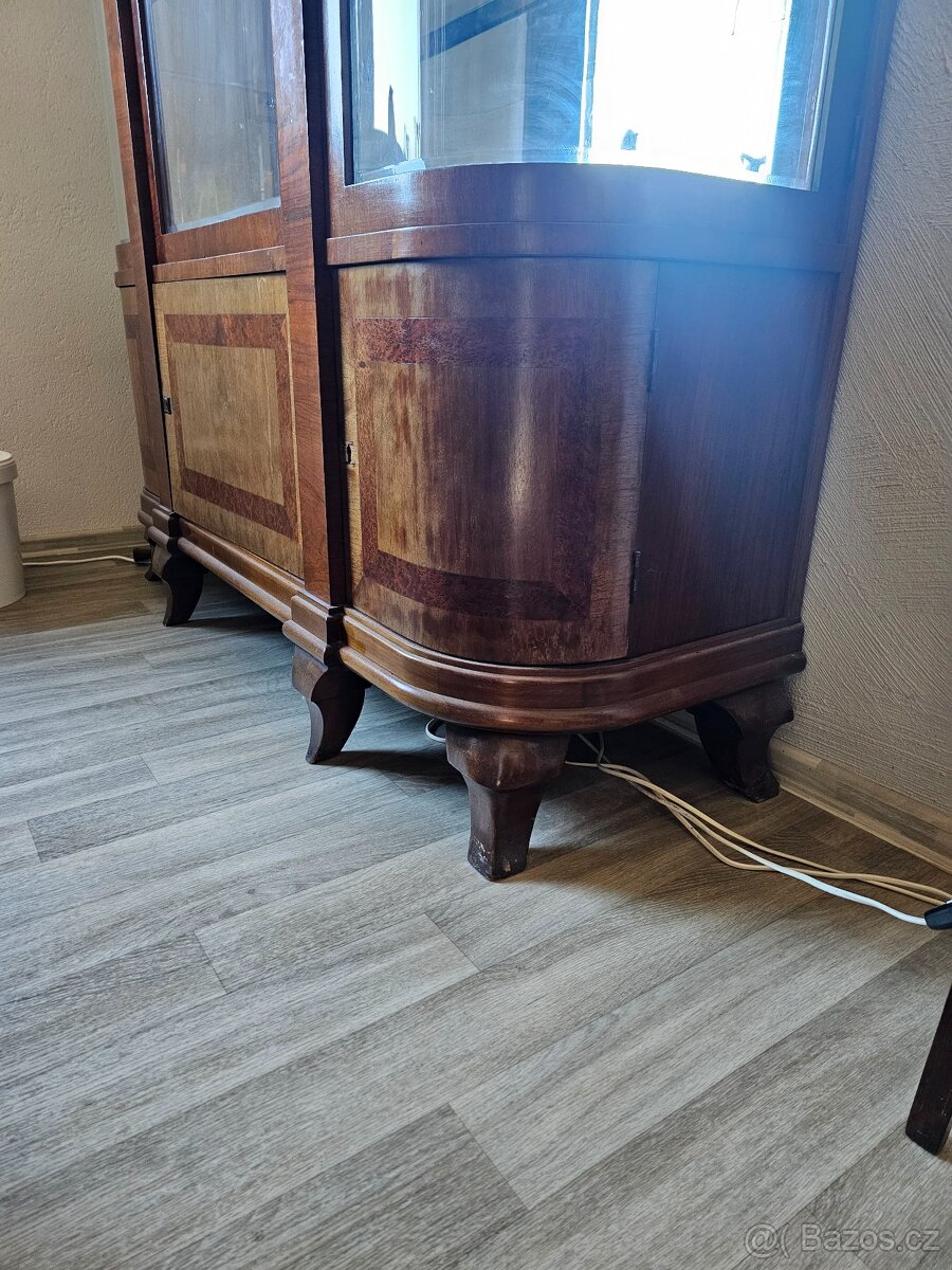 Nádherná stara vitrina,sklenik - 3