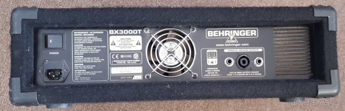 Zesilovač pro baskytaru - Behringer ULTRABASS BX 3000T - 3