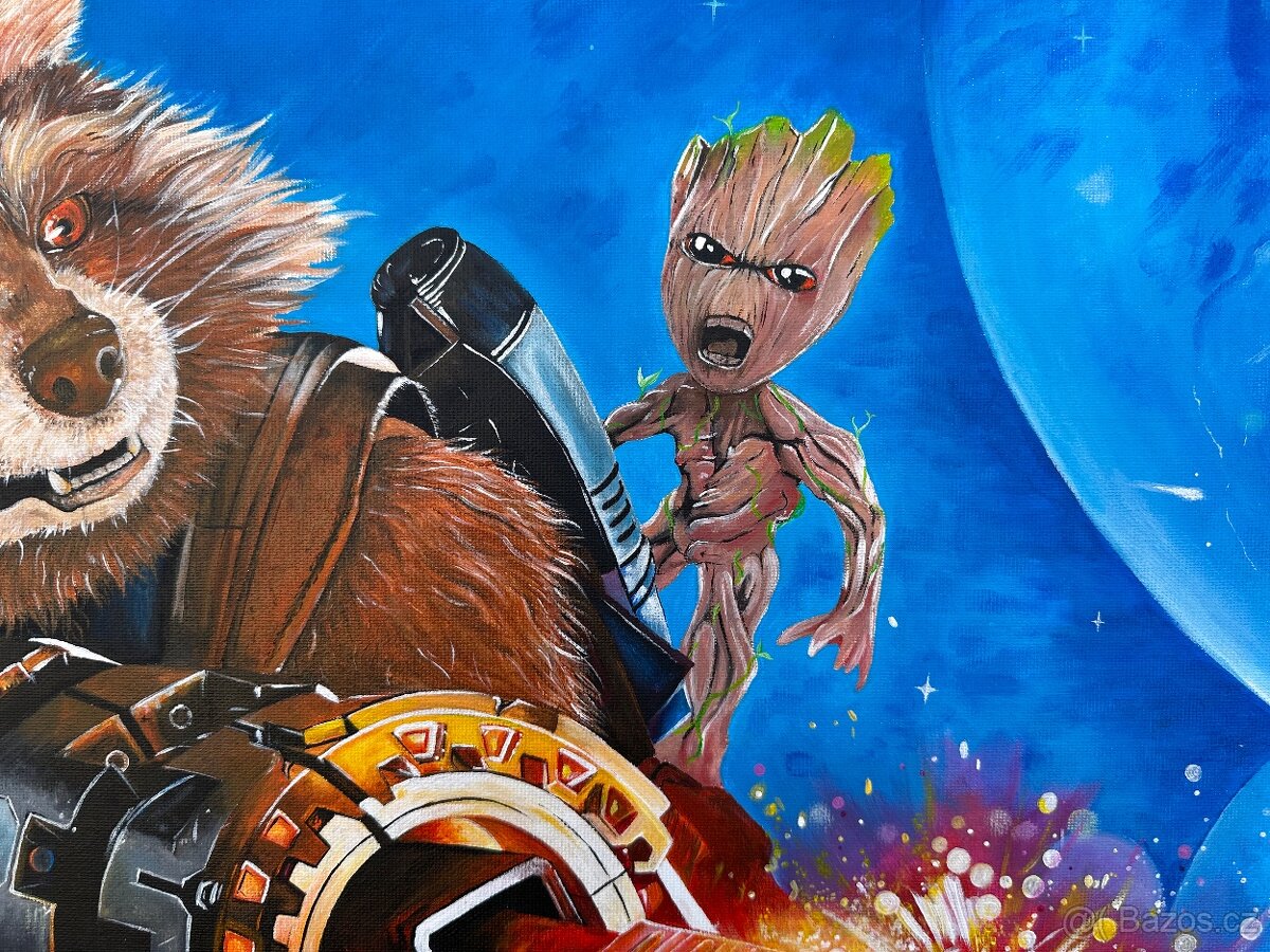 Ručne malovany obraz - 3