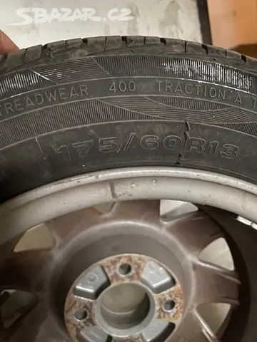 Celá letní kola s alu disky 175/60R13 77H - 3