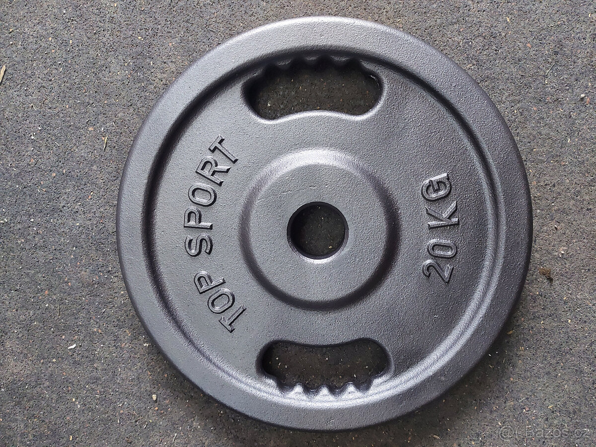 Olympijské kotouče s úchopy TOPSPORT - 3