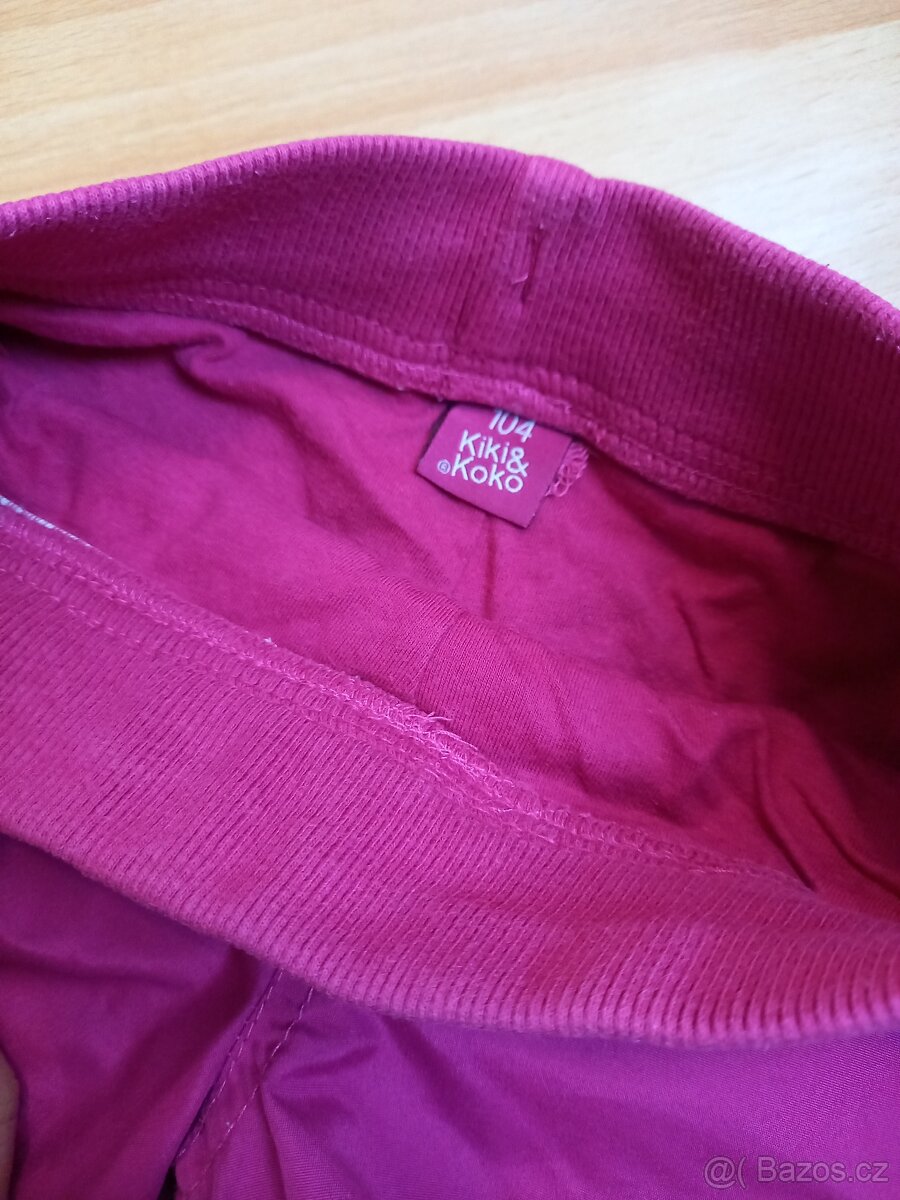 Dětské teplé kalhoty vel. 104 - 3