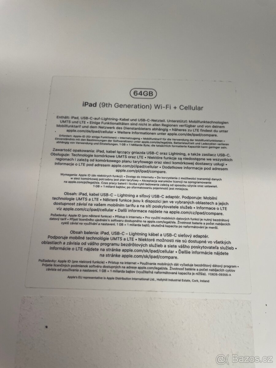 Apple ipad 9 gen prazne krabice - 3