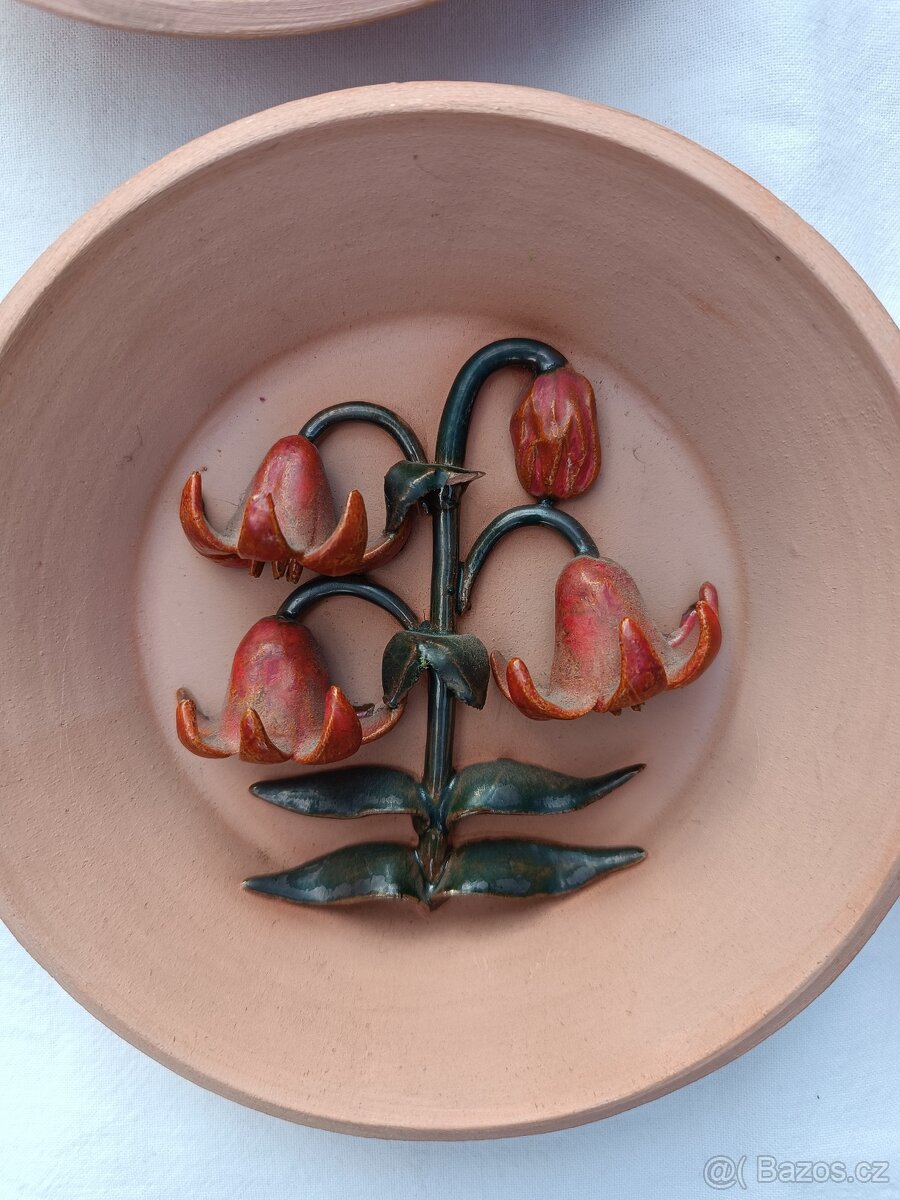 Keramické dekorační talířky - 3