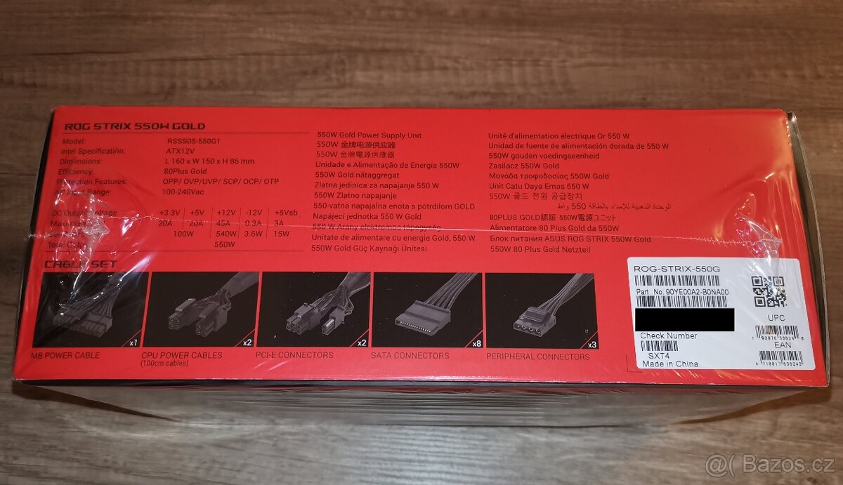 ASUS ROG-STRIX-550G 550W, 80+ Gold - 3
