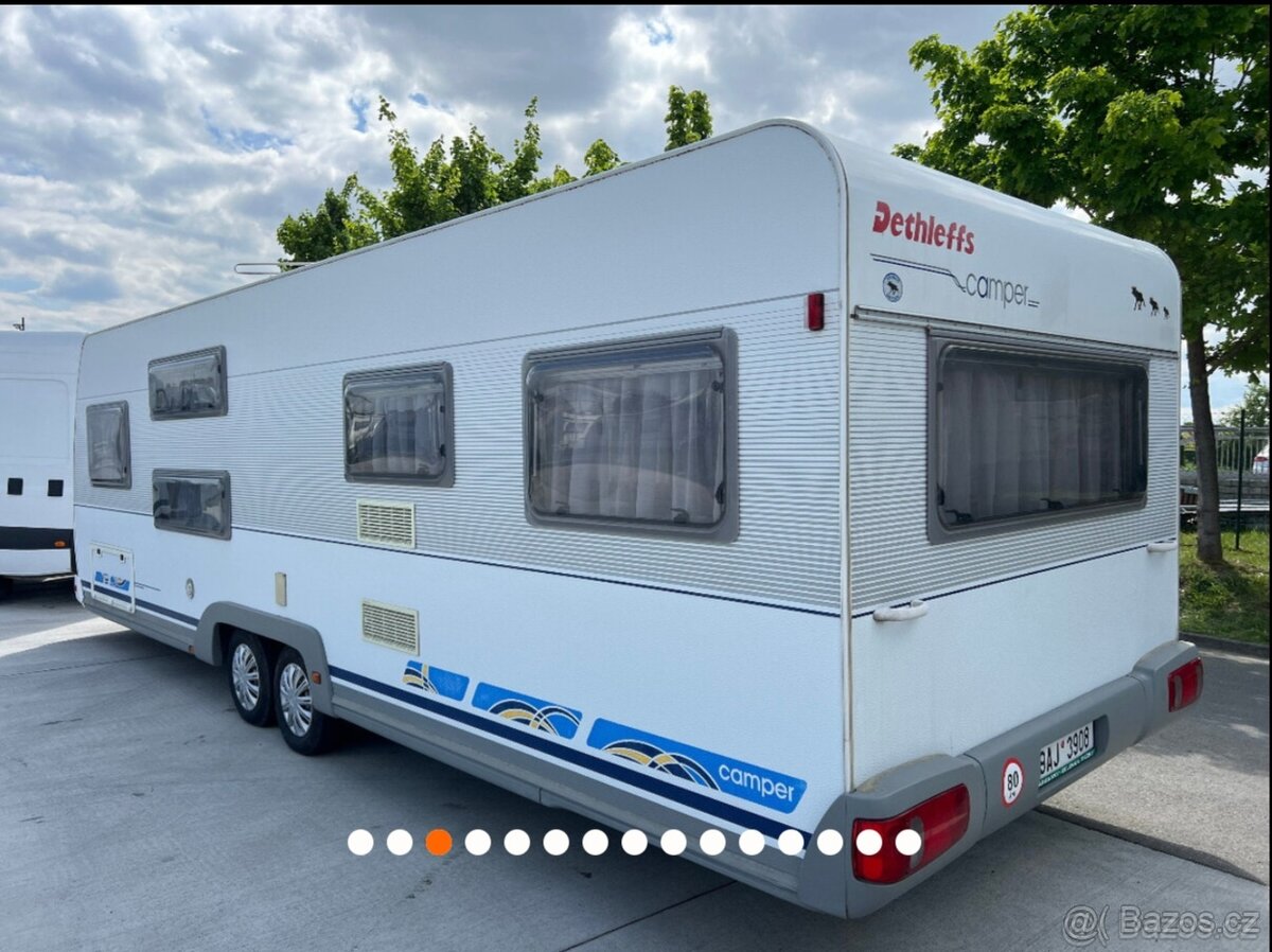 Karavan Dethleffs 650 - 2osy, předstan - 3