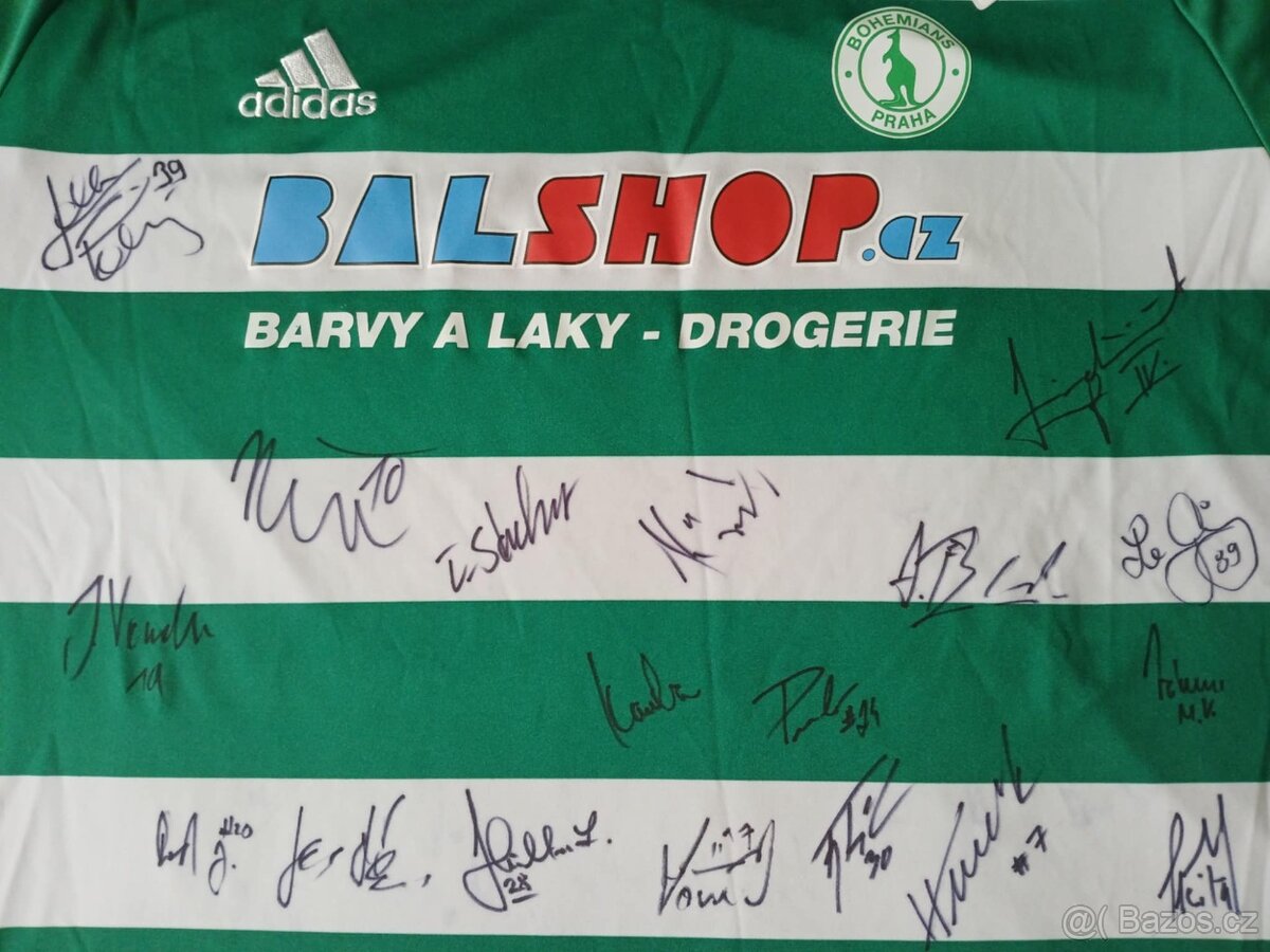 Fotbalový dres Bohemians 1905 Podepsaný - 3