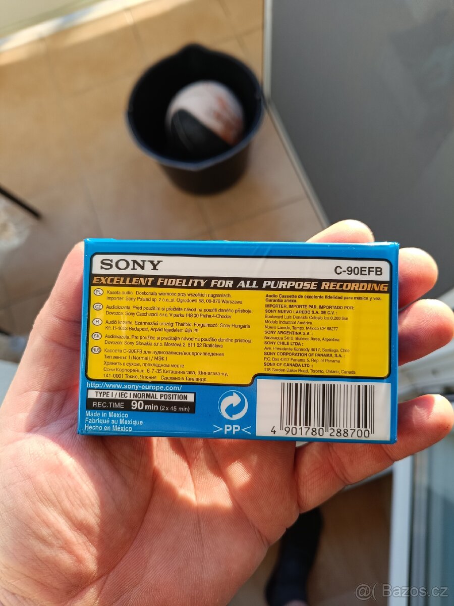 Prodám 3 ks audiokazet zn. TDK + Sony - 3