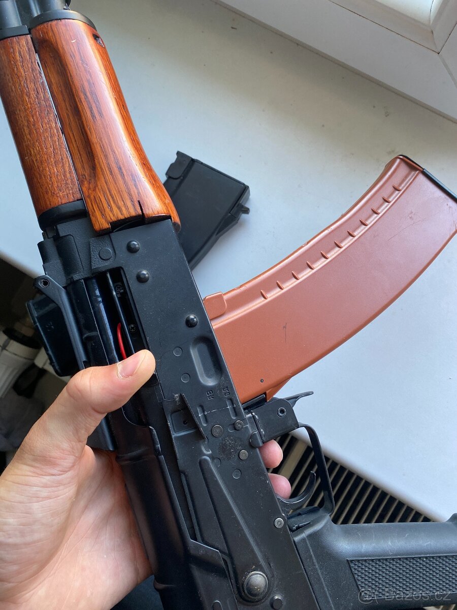 Airsoftová zbraň AKS 74 UN - celokov, dřevo (CM.035A G55) - 3