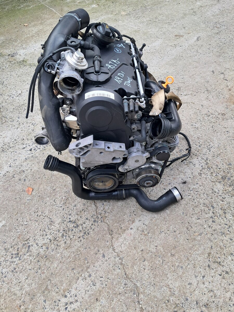 Motor 1,9 tdi 77kw typ BJB super stav a km - 3