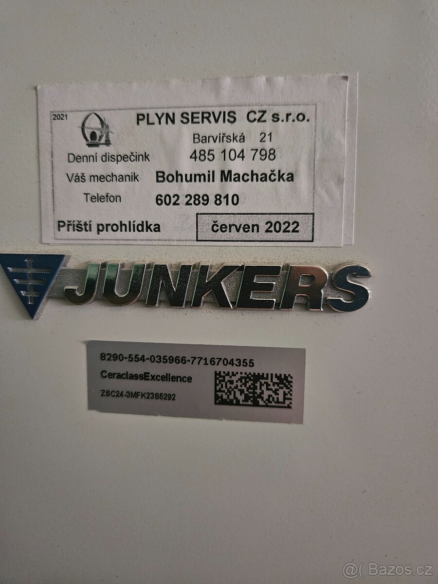 Plynový kotel Junkers CreaClass Excellence ZSC24 atmosfericý - 3
