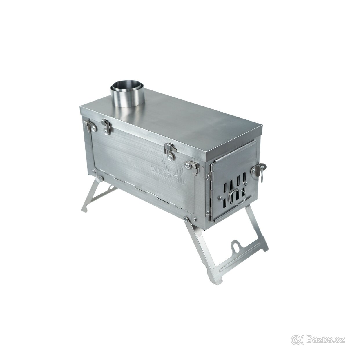 WINNERWELL®Outdoor Přenosná Kamna FASTFOLD 0.9KG TITANOVÉ - 3