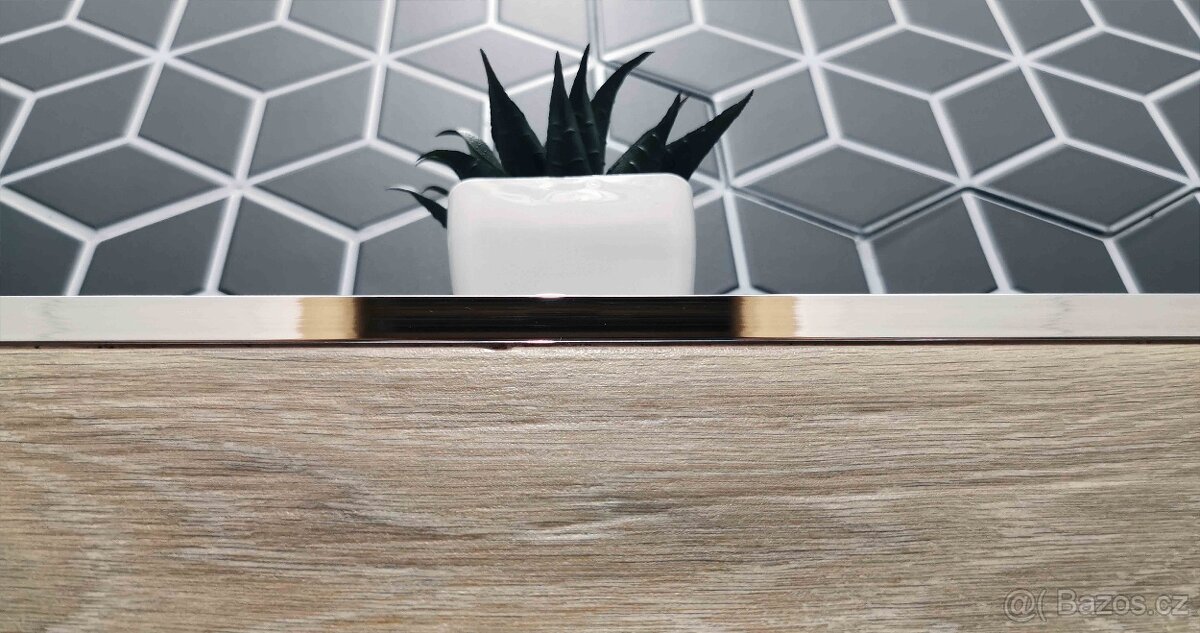 Lišta ukončovací L, leštěný chrom, 170 cm, Stonava - 3