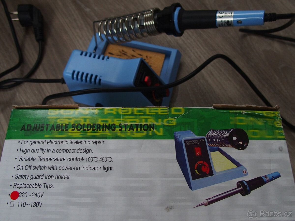 Pájecí stanice s plynulou regulací teploty 150-450°C - 3