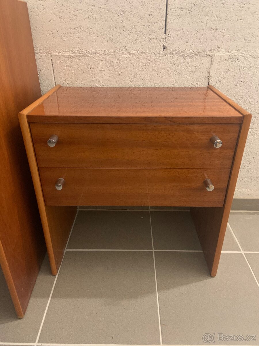 2x retro stolky - 3