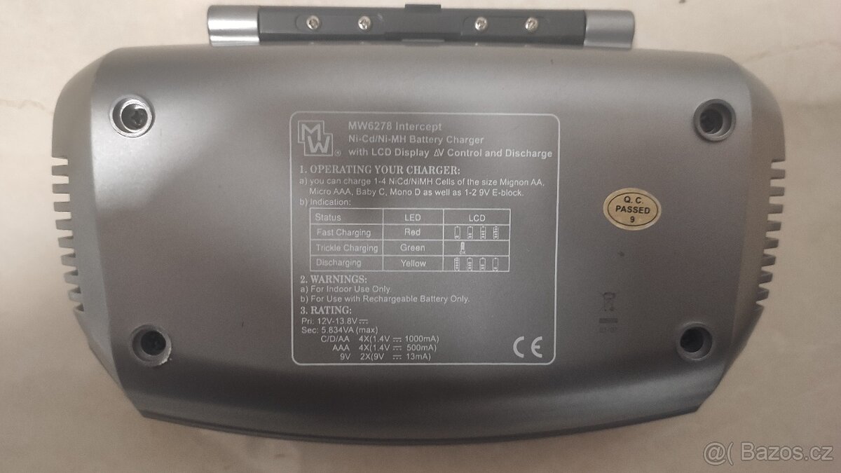 Nabíječka baterií intercept MW6278 - 3