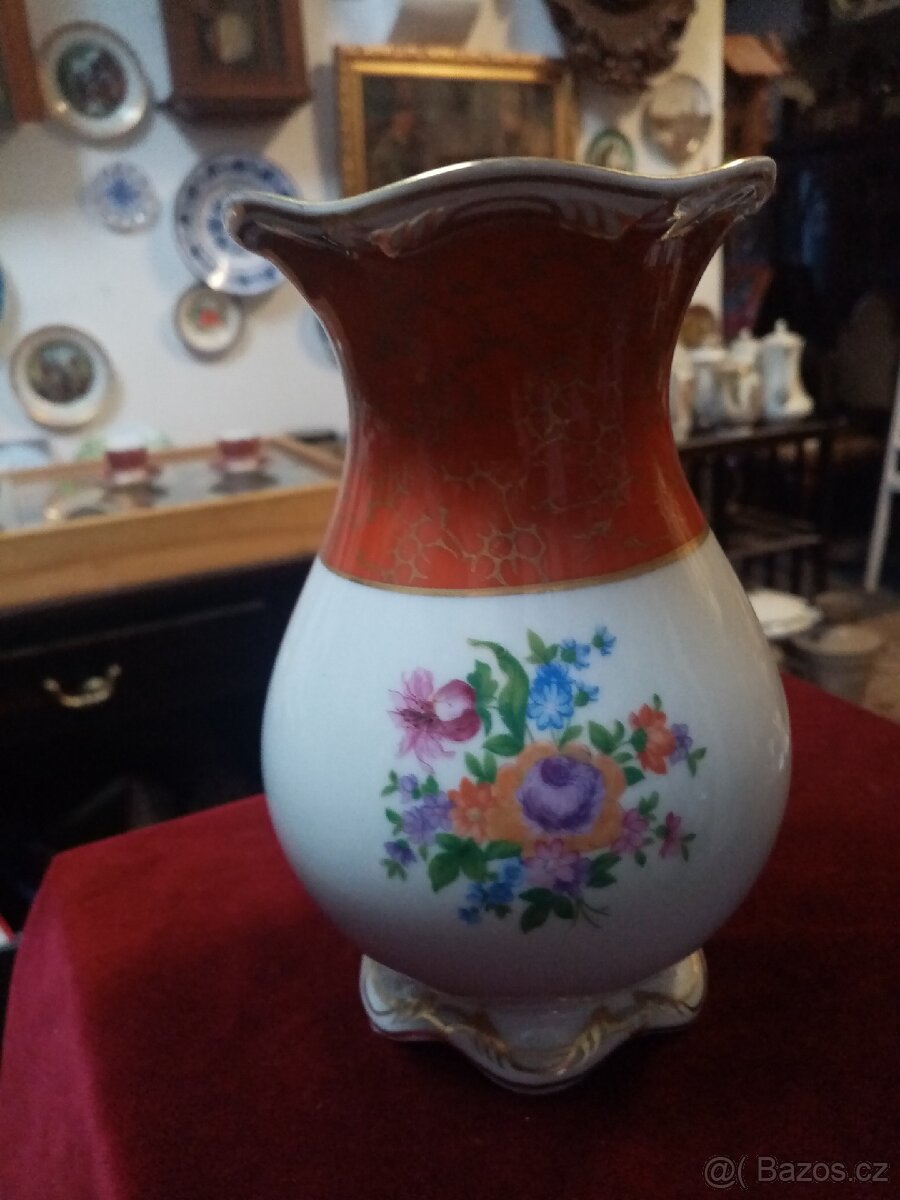 Starožitná porcelánová váza - 3