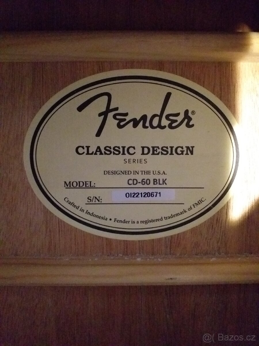 Fender CD-60 BLK - 3