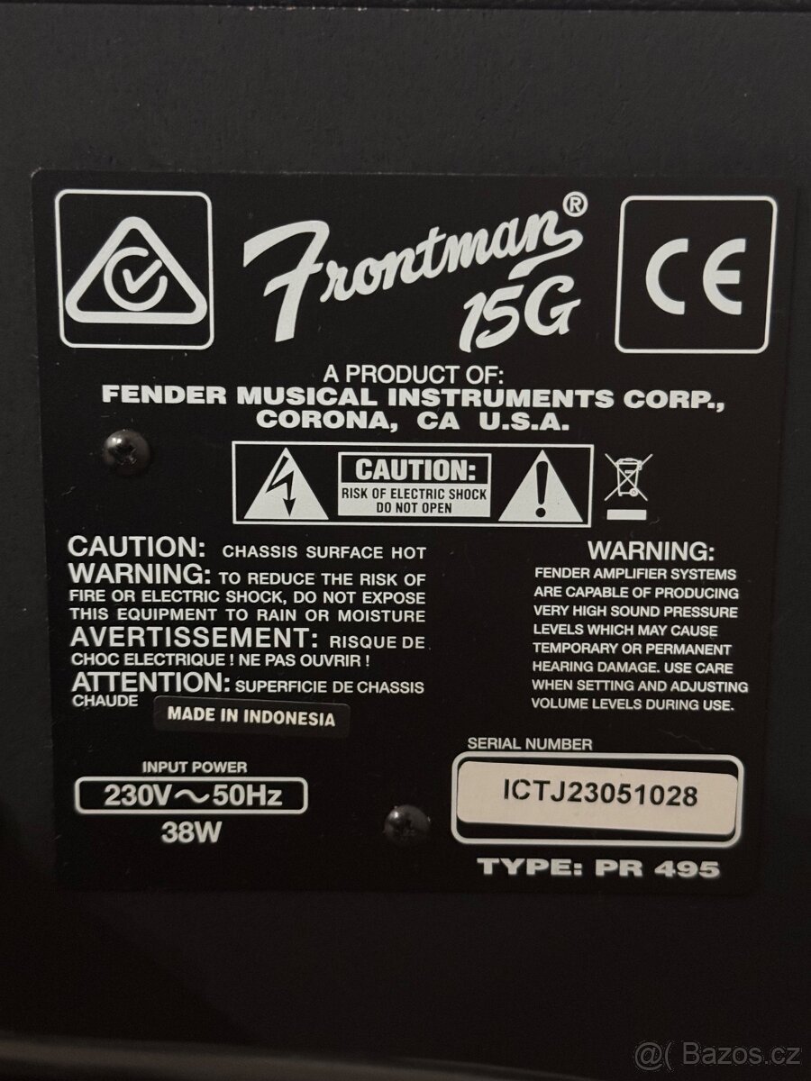 Fender Frontman 15G combo - 3